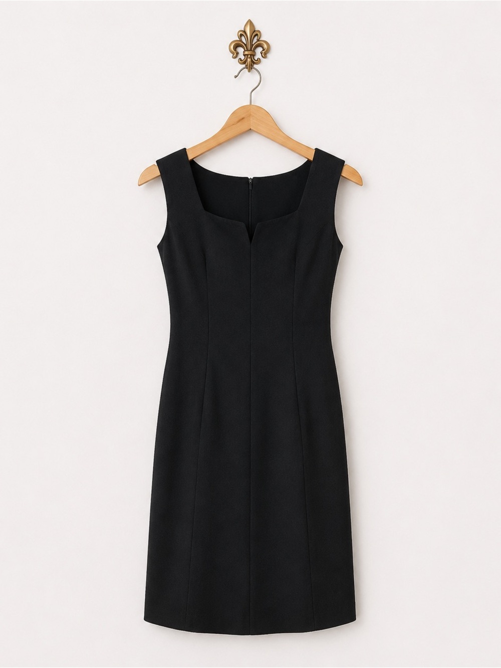 Vintage Classic Black Jackie O Style Sleeveless Dress + Overlay Bolero Top M - Picture 2 of 7